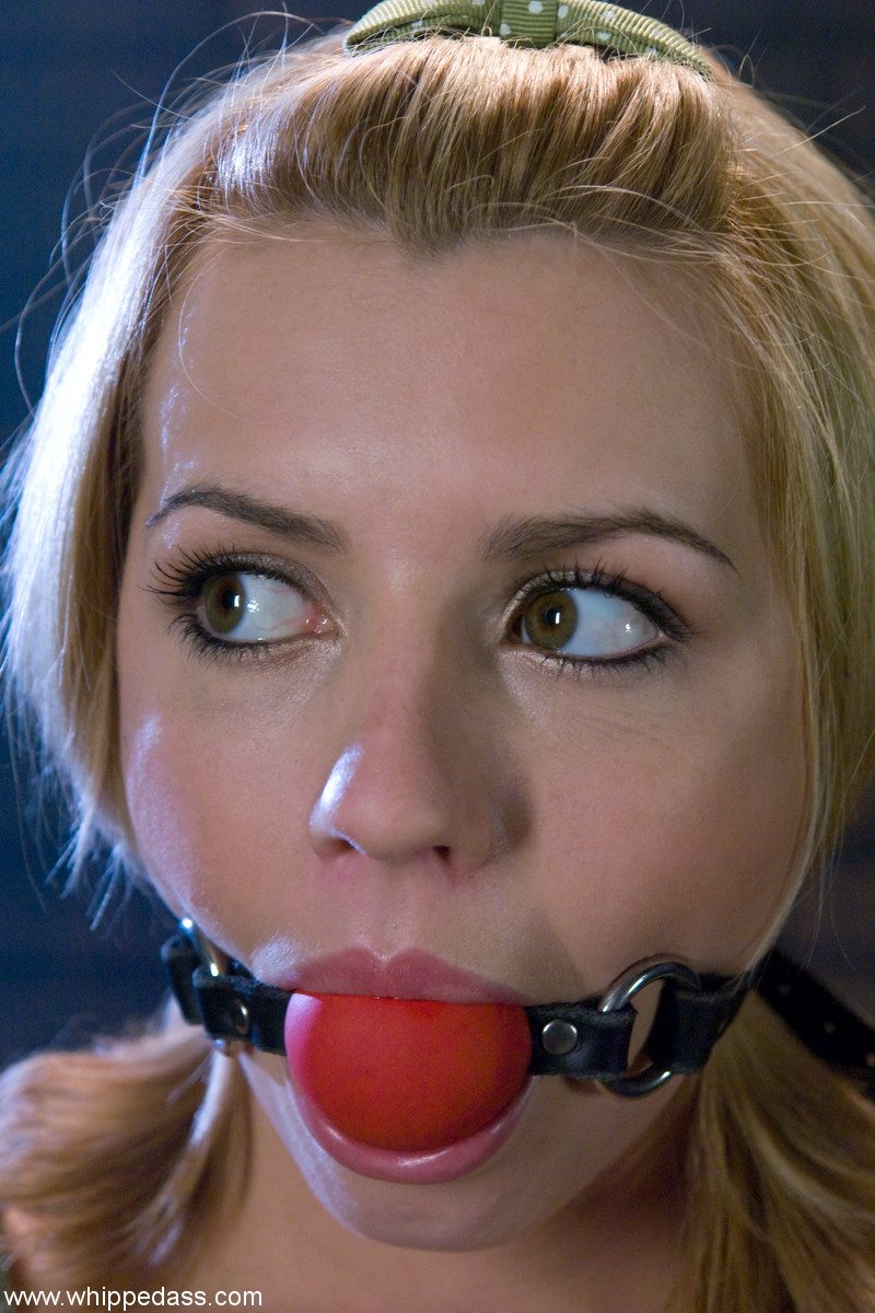Imagen etiquetada con: American, Blonde, Eyes, Lexi Belle, Whipped Ass, Bondage, Close-up, Face