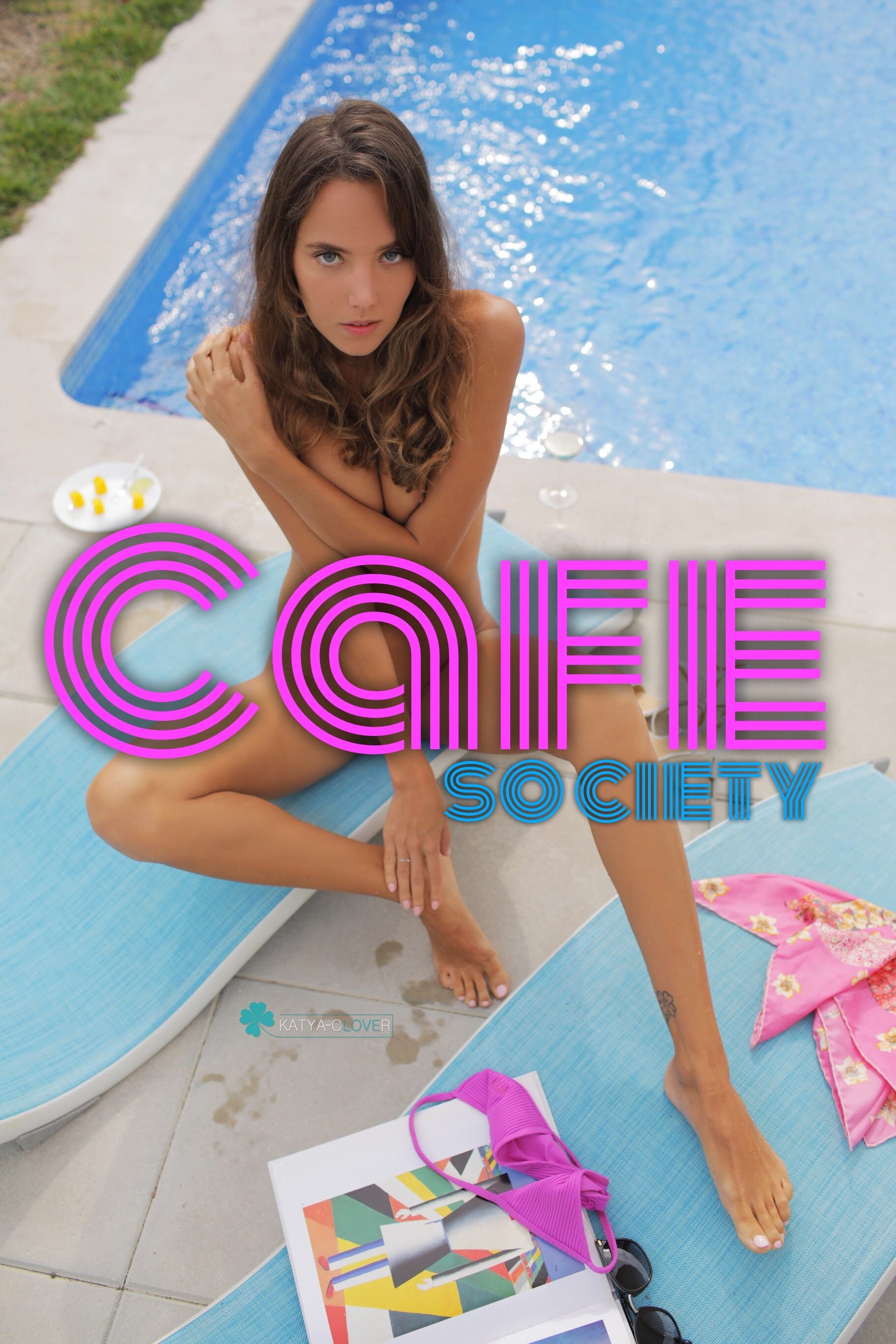 Imagen etiquetada con: Skinny, Blonde, Cafe Society, Eyes, Katya Clover - Mango A, Legs, Russian, katya-clover.com, Cover, Cute, Pool, Shy