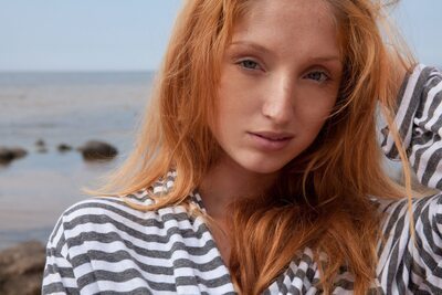 Imagen etiquetada con: Beach, Eyes, Fugite, MET Art, Red Fox - Michelle Starr - Michelle H, Redhead, Ukrainian, Face, Safe for work