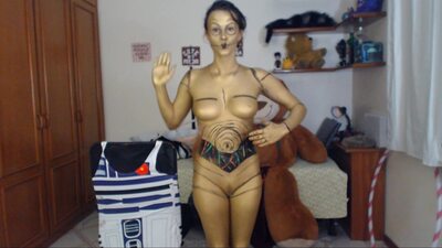 Imagen etiquetada con: Brunette, Camgirl, GweenBlack, nood.tv, Body painting