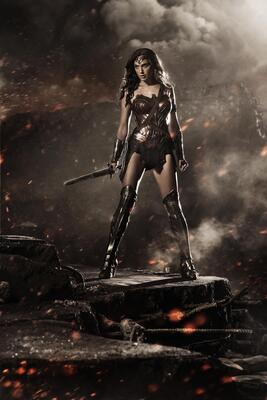 Imagen etiquetada con: Brunette, Gal Gadot, Celebrity - Star, Cosplay, Israeli, Safe for work