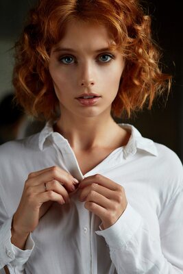 Imagen etiquetada con: Marta Gromova, Redhead, Cute, Eyes, Face, Russian, Safe for work