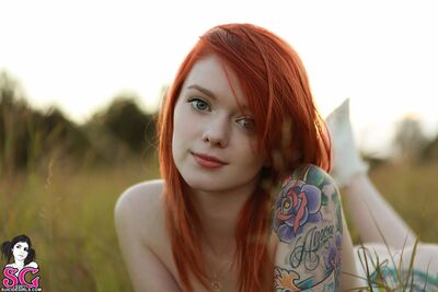 Imagen etiquetada con: Redhead, Tattoo