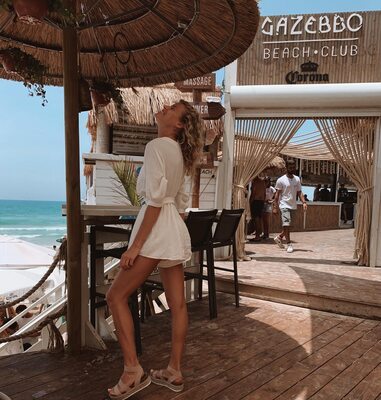 Imagen etiquetada con: Skinny, Abby Neff, American, Blonde, Legs, Cute