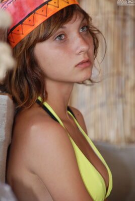 Imagen etiquetada con: Skinny, Amour Angels, Bikini, Erene - Vera B - Katya, Eyes, Kazantip, Redhead, Russian, Skokov, Cute, Face, Safe for work
