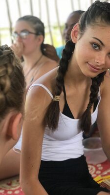 Picture tagged with: Skinny, Australian, Brunette, Eyes, Meika Woollard, Braid, Cute, Safe for work