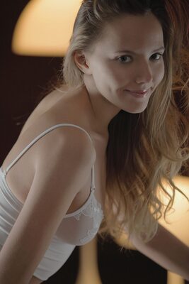 Imagen etiquetada con: Skinny, Blonde, Eyes, Intimate Experience, Katya Clover - Mango A, Russian, Smiling, X-Art, Cute, Lingerie