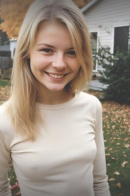 Imagen etiquetada con: Skinny, Blonde, Eyes, Smiling, What is her name, Cute