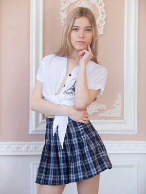 Imagen etiquetada con: Skinny, Blonde, Eyes, Viktoriya Dorofeeva - Rare Tori - Red Royz, Cute, Small Tits