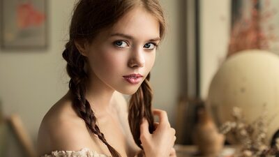Imagen etiquetada con: Skinny, Brunette, Kate Kostyanetskaya, Art, Belarusian, Cute, Eyes, Face, Safe for work, Sexy Wallpaper